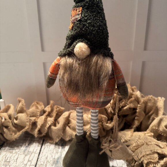 Standing Tall Fall Gnome Plush Decoration - Picture 2 of 2